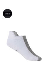 Punto Blanco Pacote de 2 meias esportivas de algod&atilde;o estampado