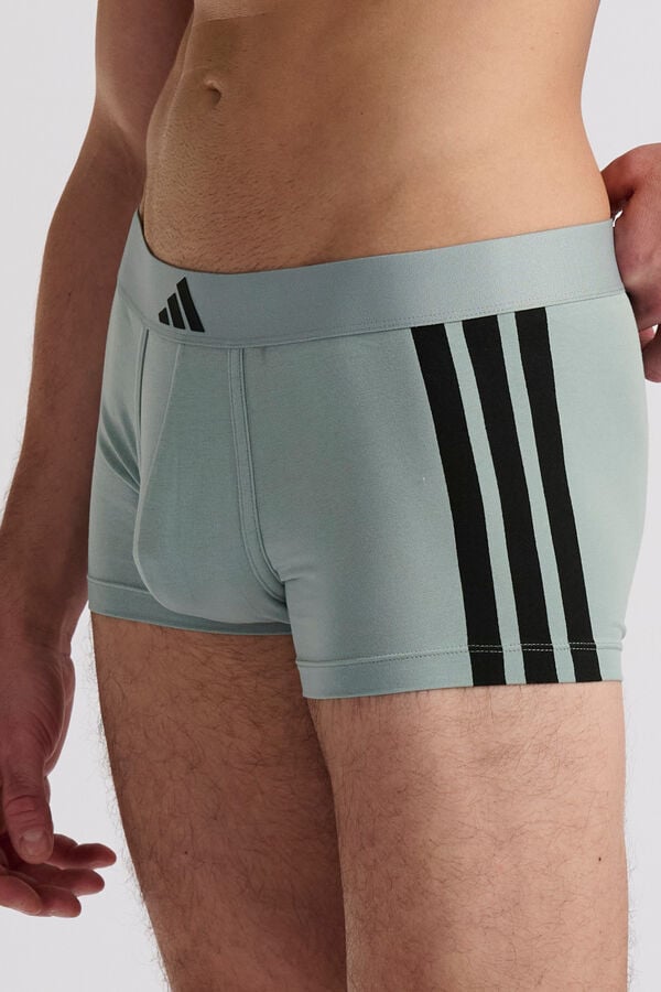 Adidas Pack 2 boxer logo verde