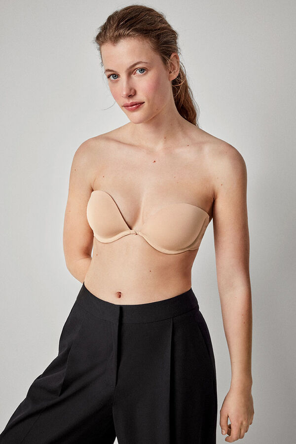 Gisela Sujetador multiposici&oacute;n escote nude