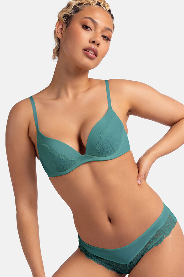 Dorina Pack of 2 push up bras blue