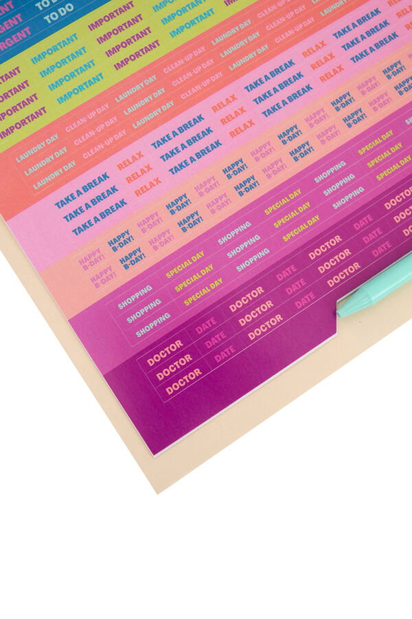 Mr. Wonderful Calend&aacute;rio Magn&eacute;tico de Parede Familiar 2026 - A Melhor Vers&atilde;o de N&oacute;s estampado