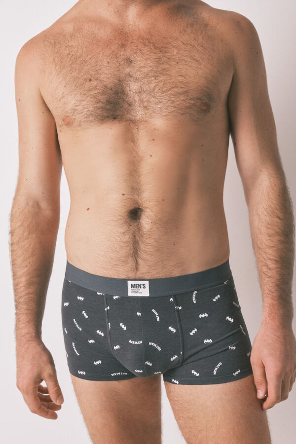 Women'secret Pacote com 2 boxers cinza do Batman cinzento