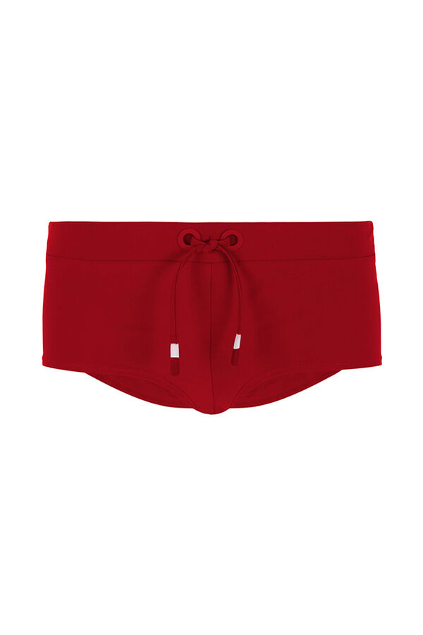 Women'secret Cueca de biquíni boxer vermelha vermelho