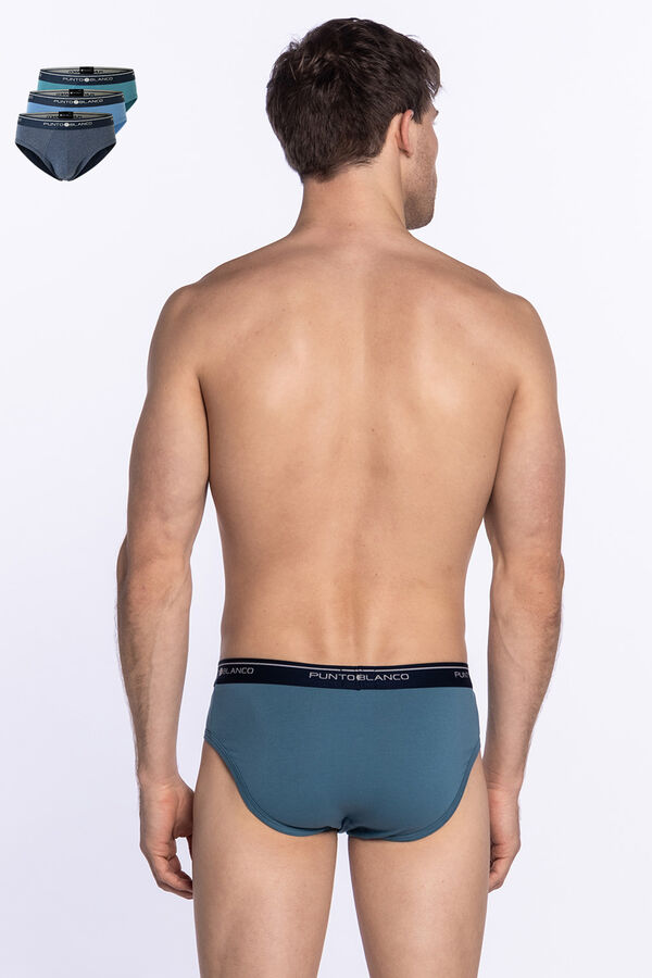 Punto Blanco Pack de 3 slips algod&oacute;n estampado