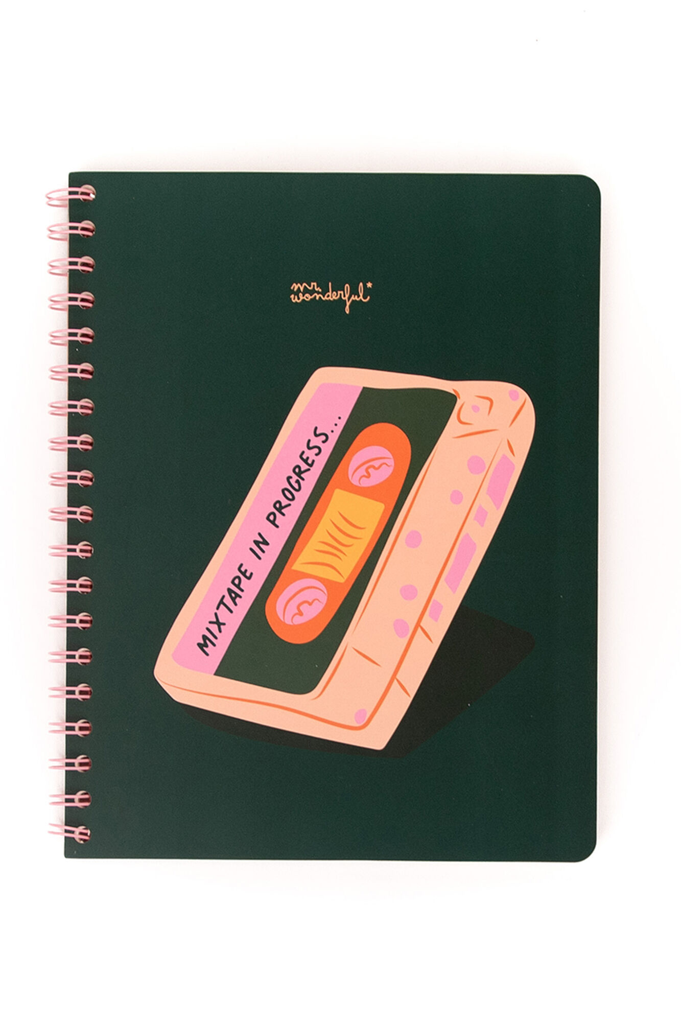 Mr. Wonderful Caderno A5 - Mixtape em progresso