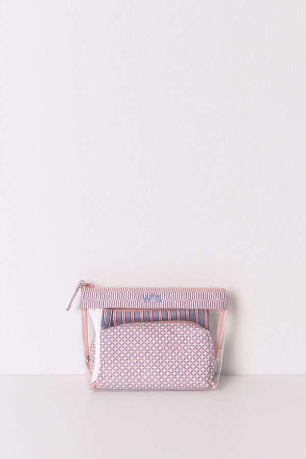Women'secret Pacote com 3 nécessaires com estampado geométrica estampado