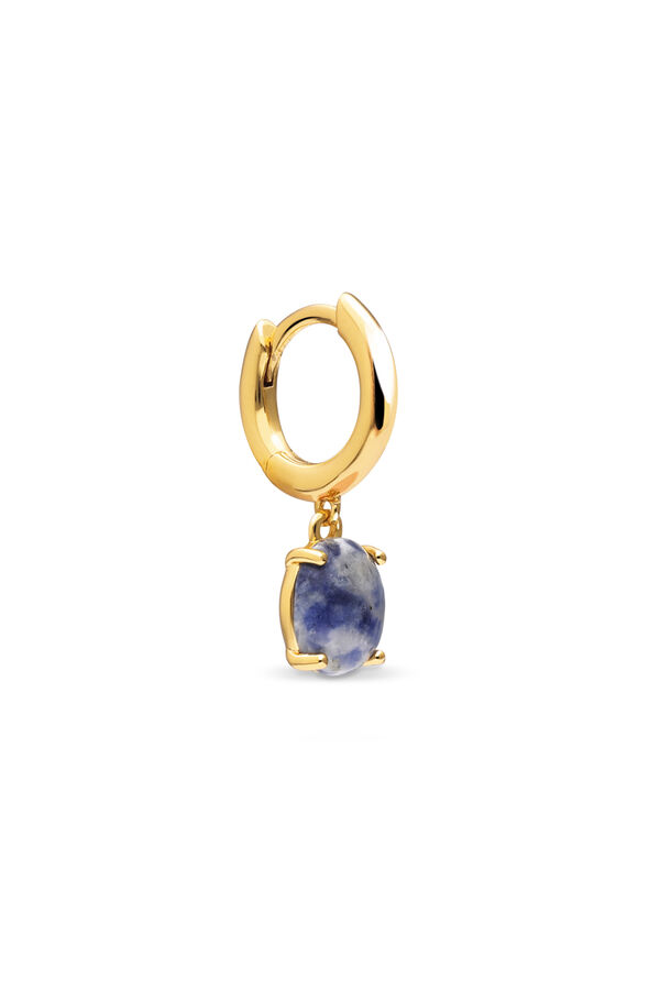Singularu Brinco Solto Argola CATALINA STONE Banho Ouro estampado