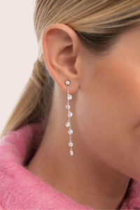 Singularu Pendientes Long Spark Plata
