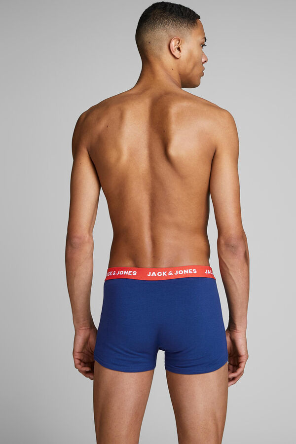 Jack & Jones Pack de 5 boxers b&aacute;sicos azul
