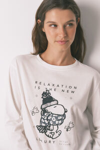 Women'secret Pijama comprido Snoopy 100% algodão