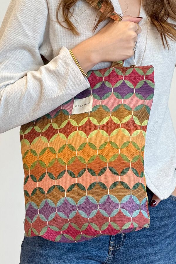 De La Mur Mala pequena com fecho-&eacute;clair Sal estampado