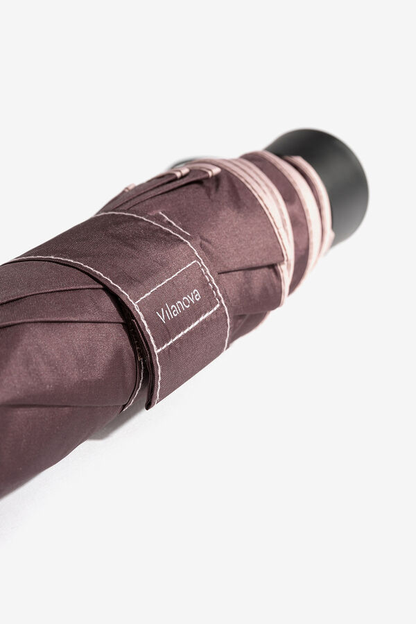 Vilanova Paraguas compacto burdeos rojo