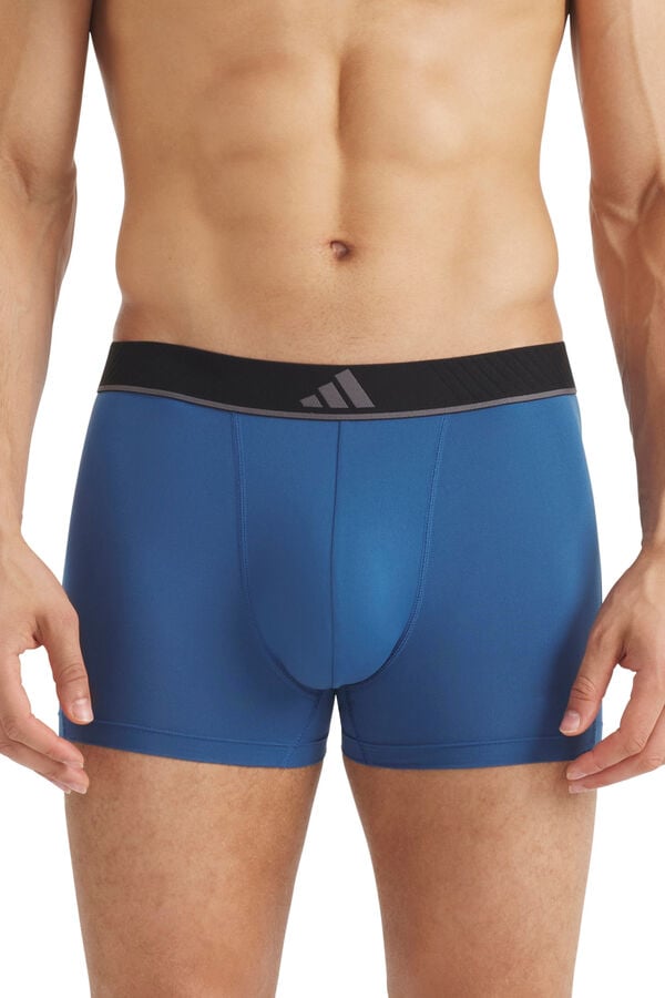 Adidas Pack 3 boxers com logo estampado