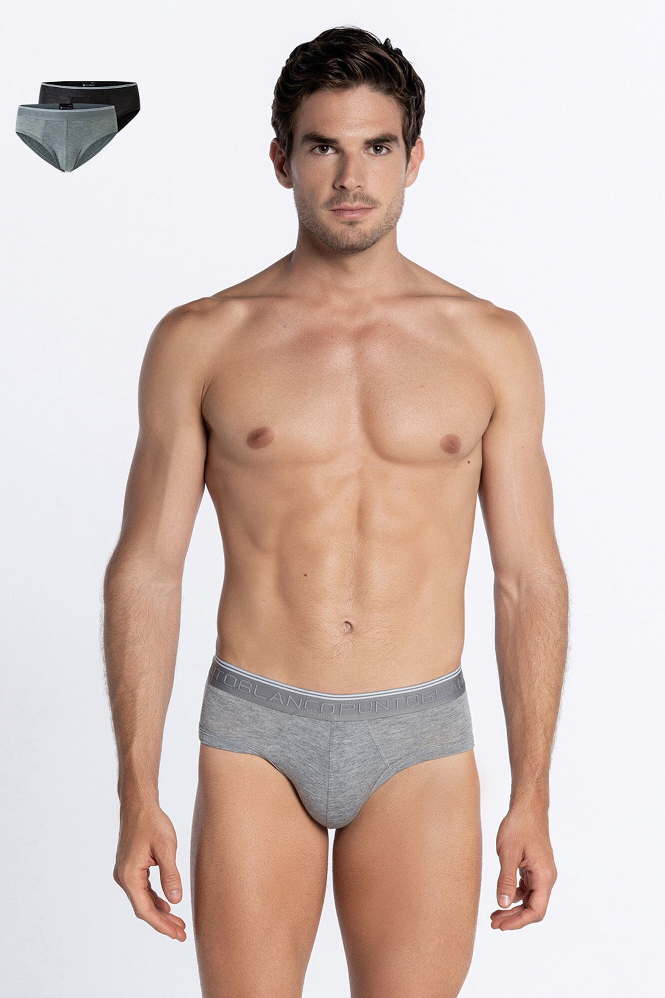 Punto Blanco Pack de 2 slips algod&oacute;n