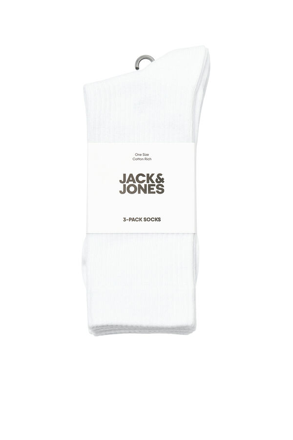 Jack & Jones Pack 3 meias branco