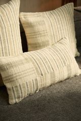 Calma House Capa de almofada Bacoli cinzenta 30x60 cinzento