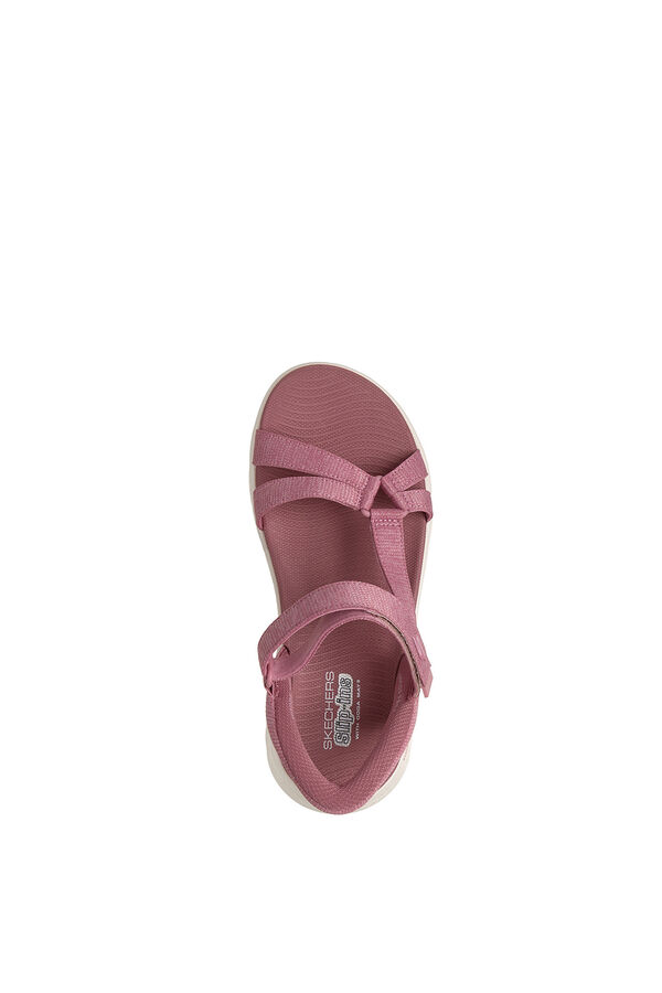 Skechers Sand&aacute;lia Go walk flex rosa