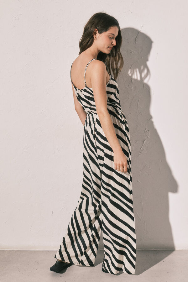 Women'secret Macac&atilde;o comprido estampado zebra estampado