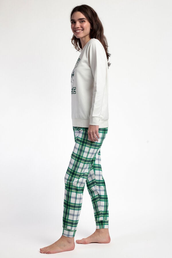 Admas Pijama Ski Mouse A bege
