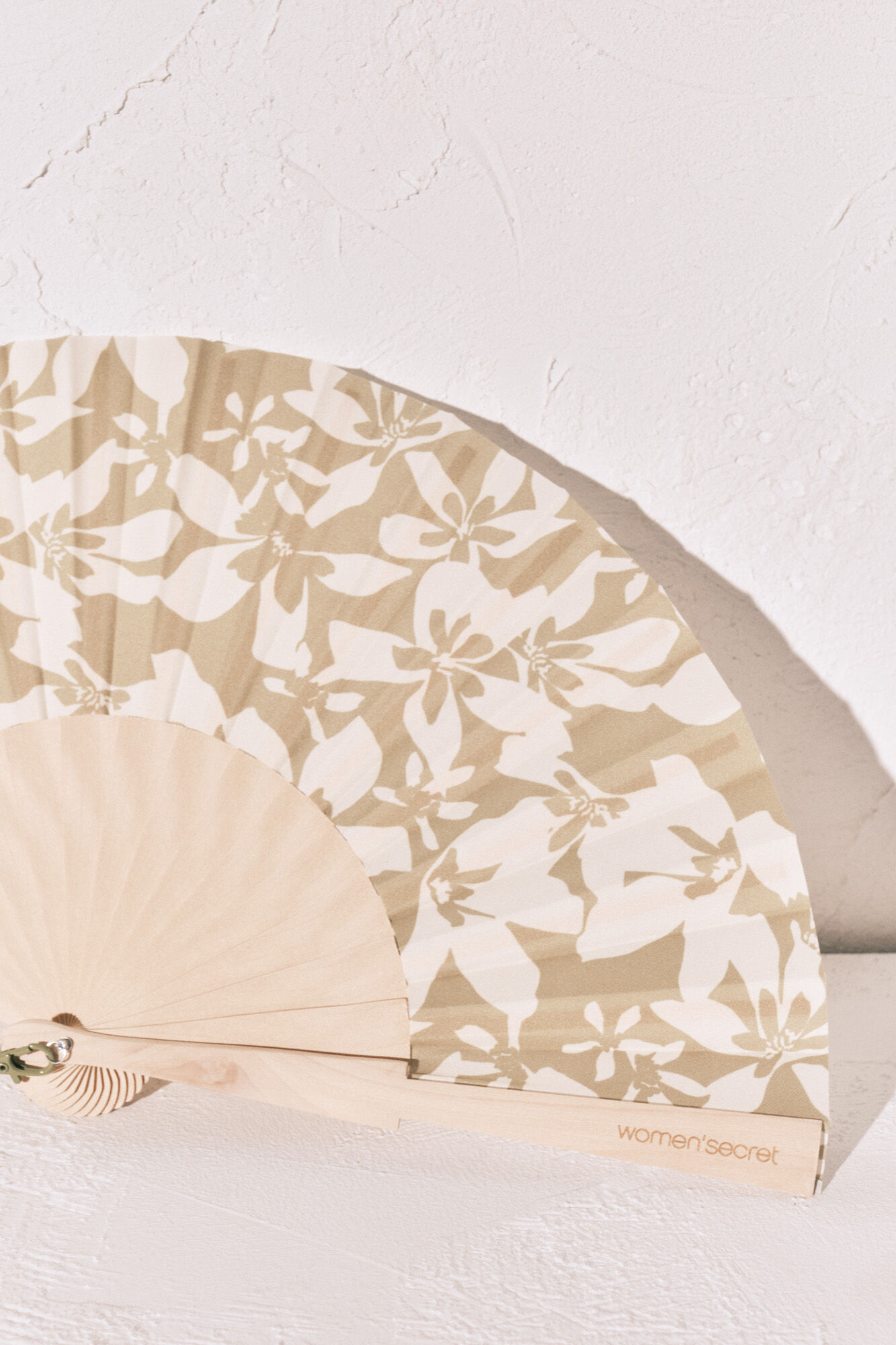 Women'secret Leque estampado floral verde