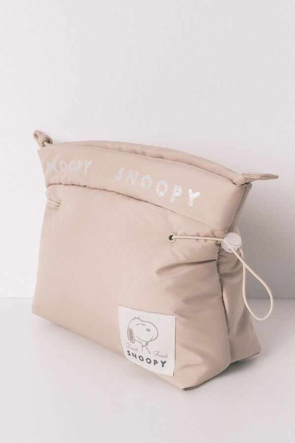 Women'secret Nécessaire média acolchoada bege Snoopy vison