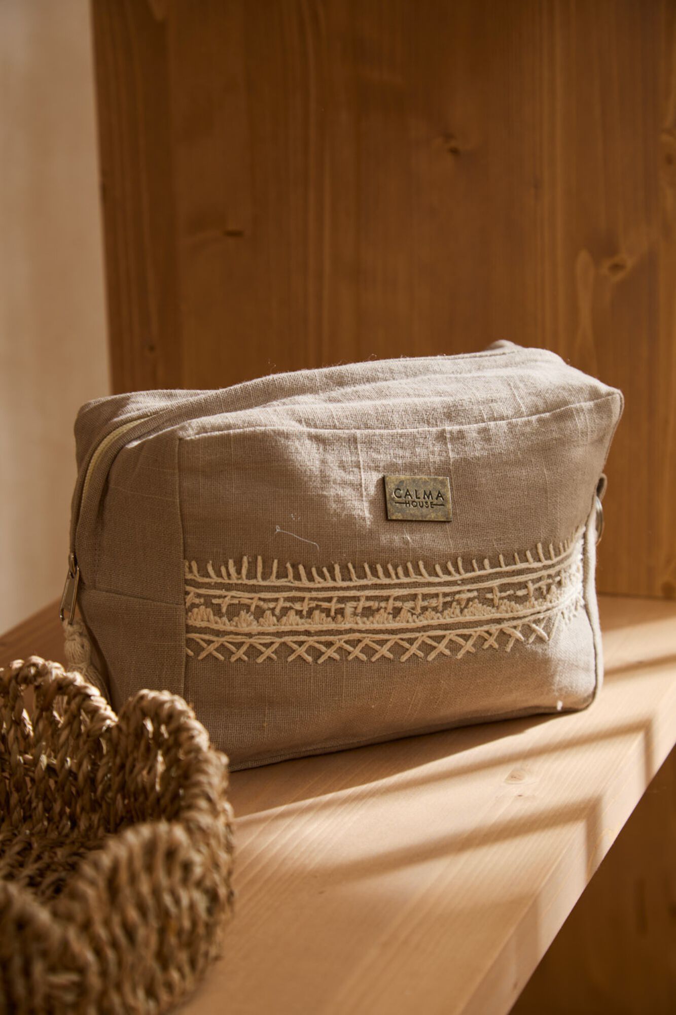 Calma House Necessaire Traste pedra 20x15x10