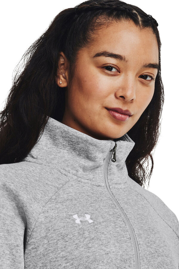 Under Armour Sweatshirt feminino de algodão cinzento