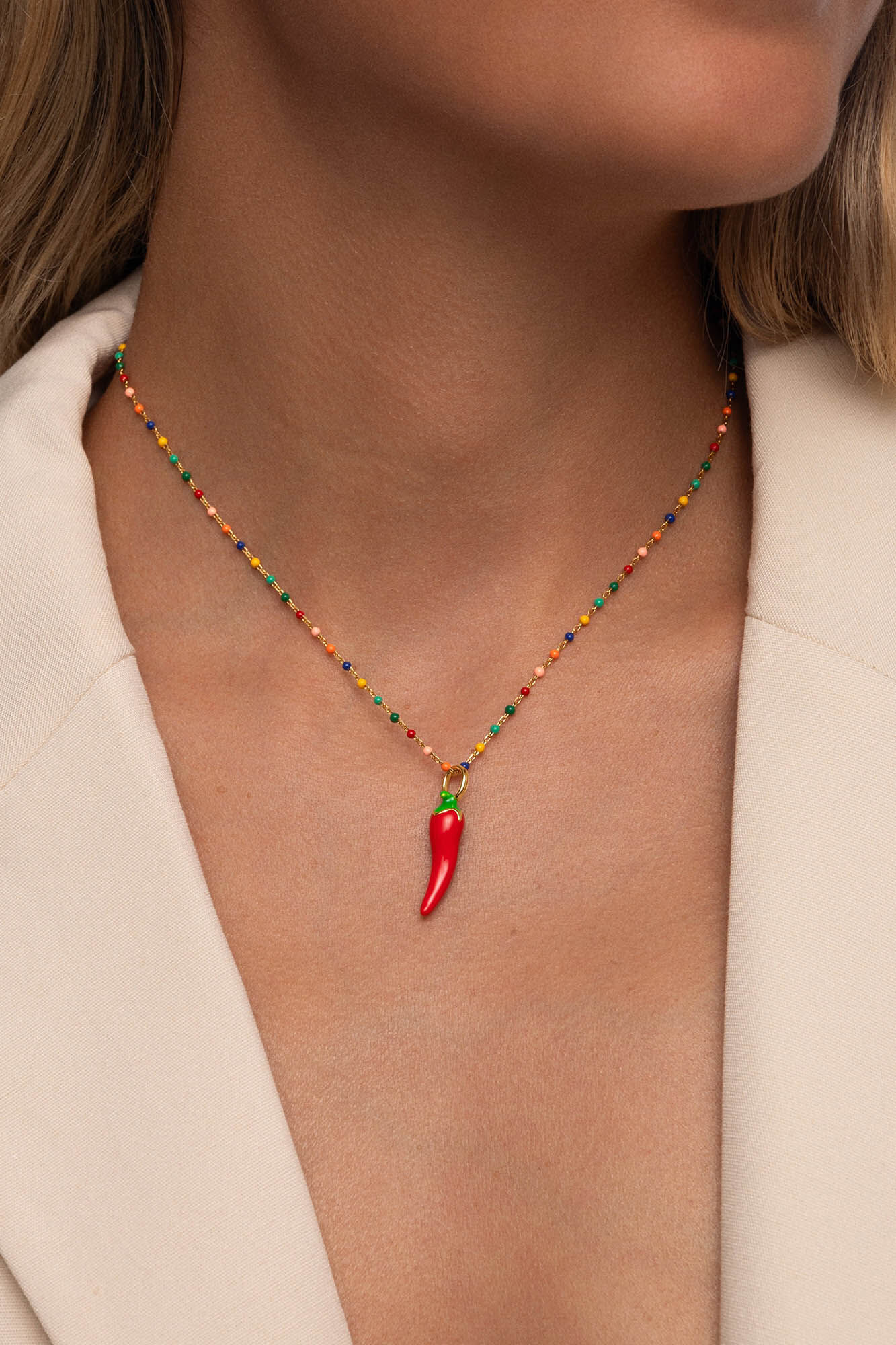 Singularu Charm Chili Pepper Gold Plated