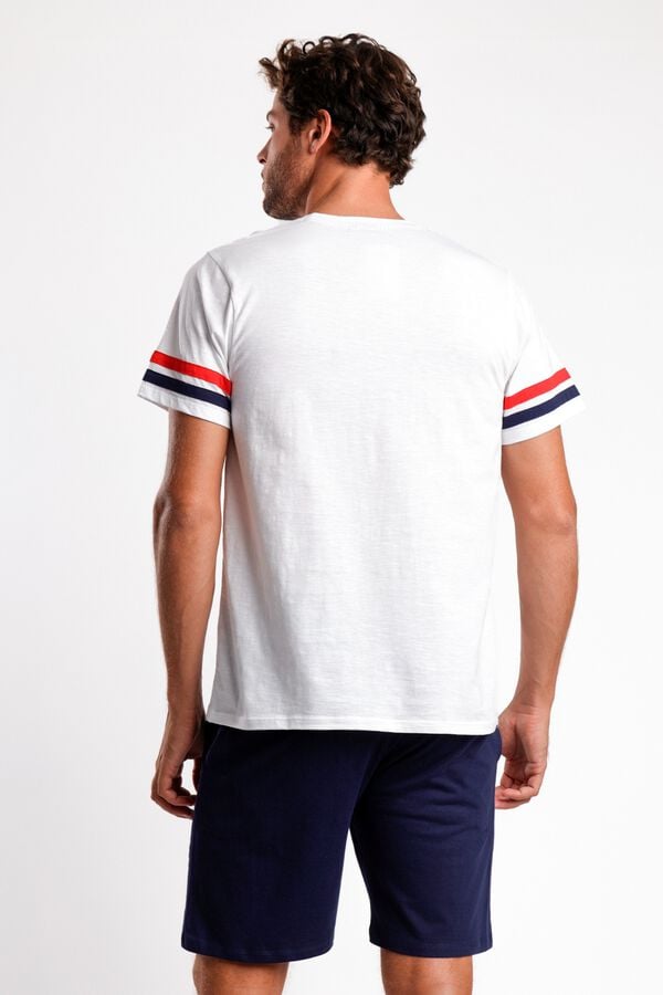 Admas Pijama curto Vader Star Wars branco