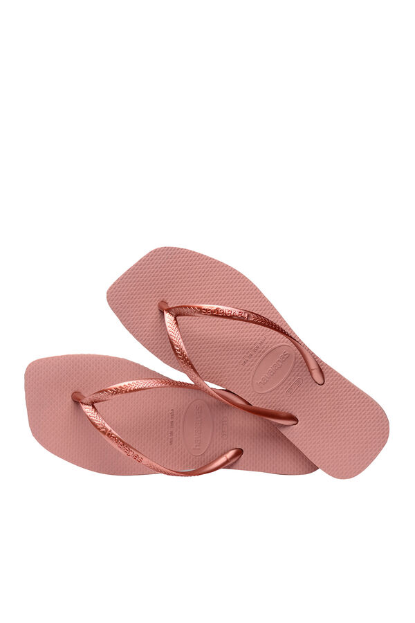 Havaianas Chinelos Hav. Slim Quadrado Rosa rosa