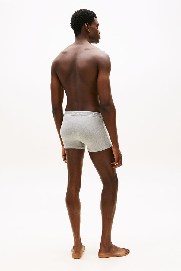 Tommy Hilfiger Pack 3 boxers em algod&atilde;o estampado