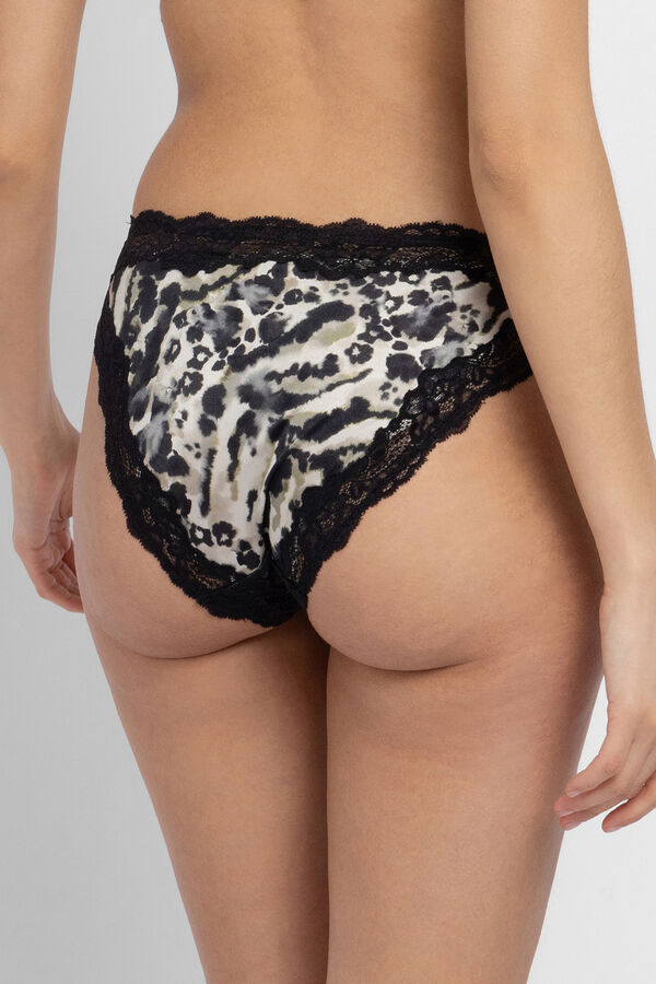 Dorina Braga estampada Origins print negro