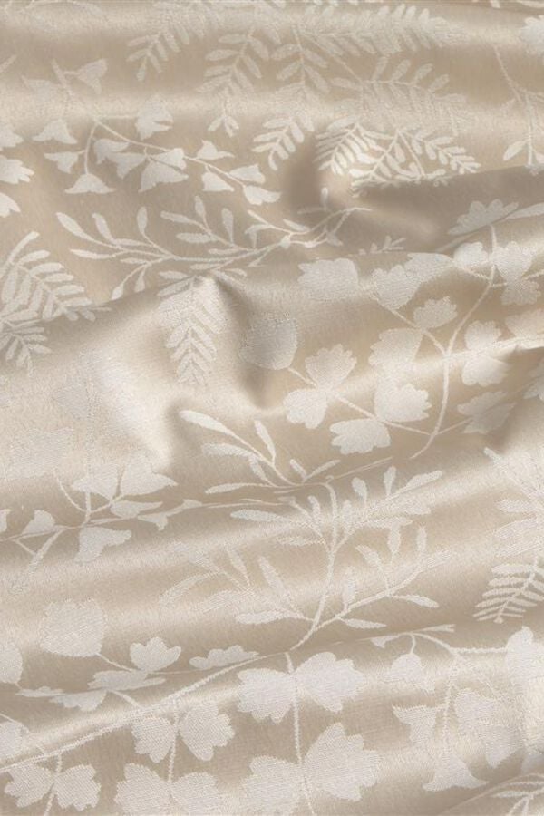 Textura Toalha de mesa resinada jacquard antimanchas castanho