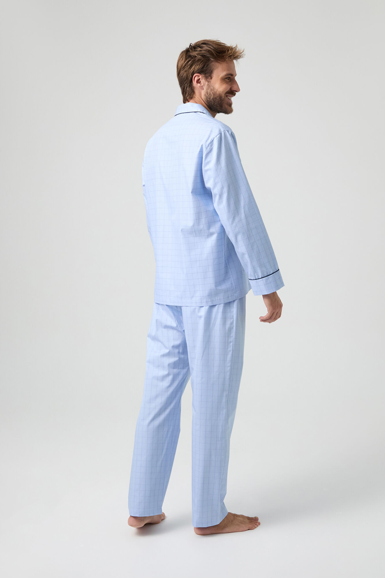 Kiff-Kiff Pijama xadrez 100% algod&atilde;o Kiff Kiff