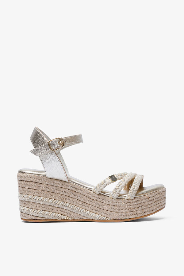 Popa Sand&aacute;lia cunha baixa Albany Cuerlam estampado