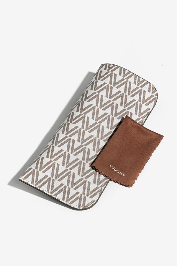 Vilanova Wraparound sunglasses nude