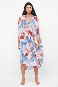 Gisela Caft&atilde; estampado inspira&ccedil;&atilde;o marinha
