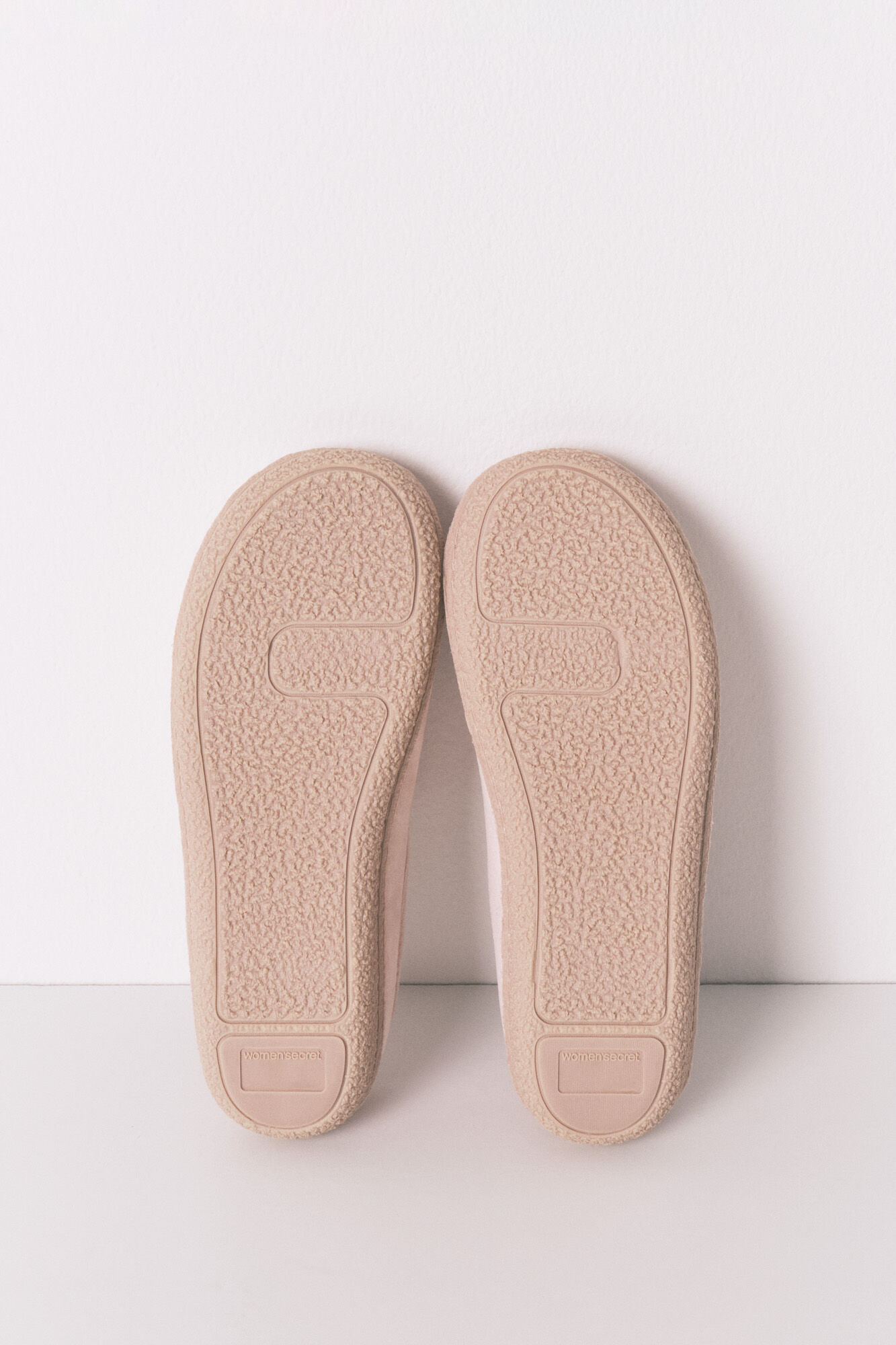 Women'secret Chinelos de quarto de velour rosa