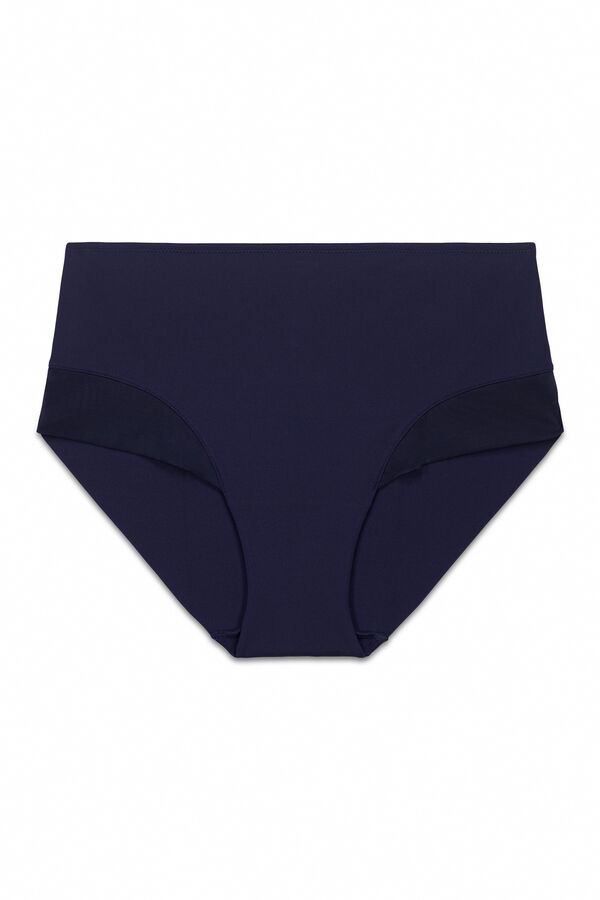 Women'secret Cuecas redutoras altas azuis escuras azul