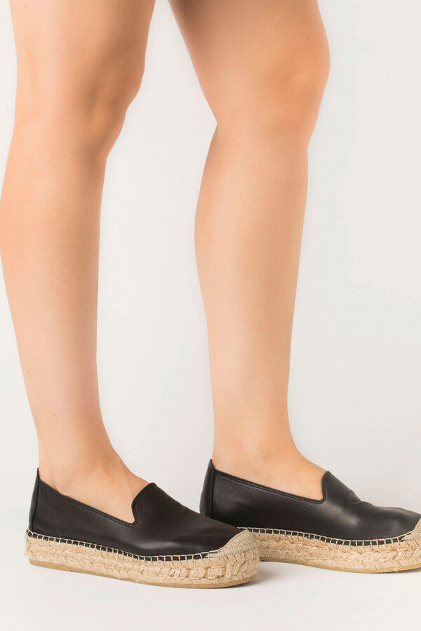 Vidorreta Slippers loafer rasos juta preto