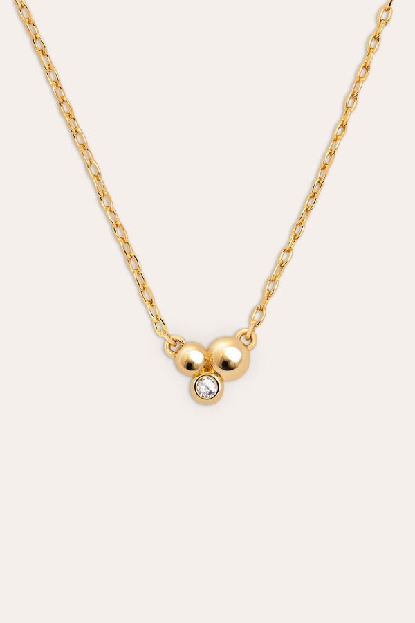 Singularu Mini Cava Gold Plated Necklace printed