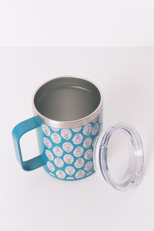 Women'secret Caneca térmica verde impressa verde