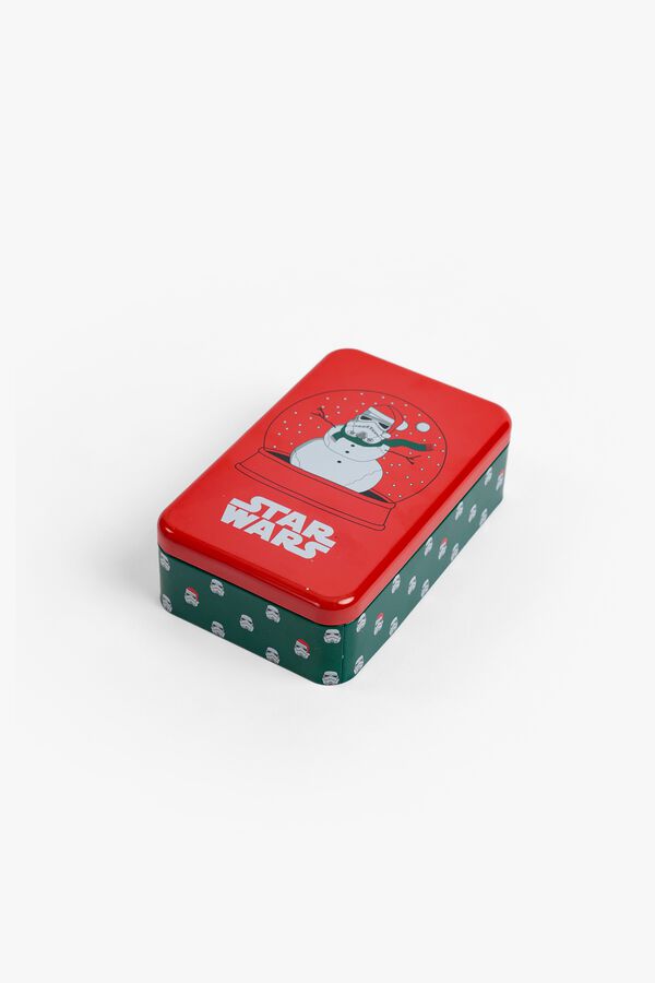 Admas Caixa de meias de homem Star Wars cinzento