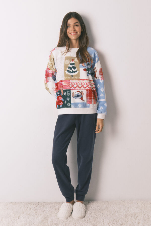 Women'secret Pijama polar estampado