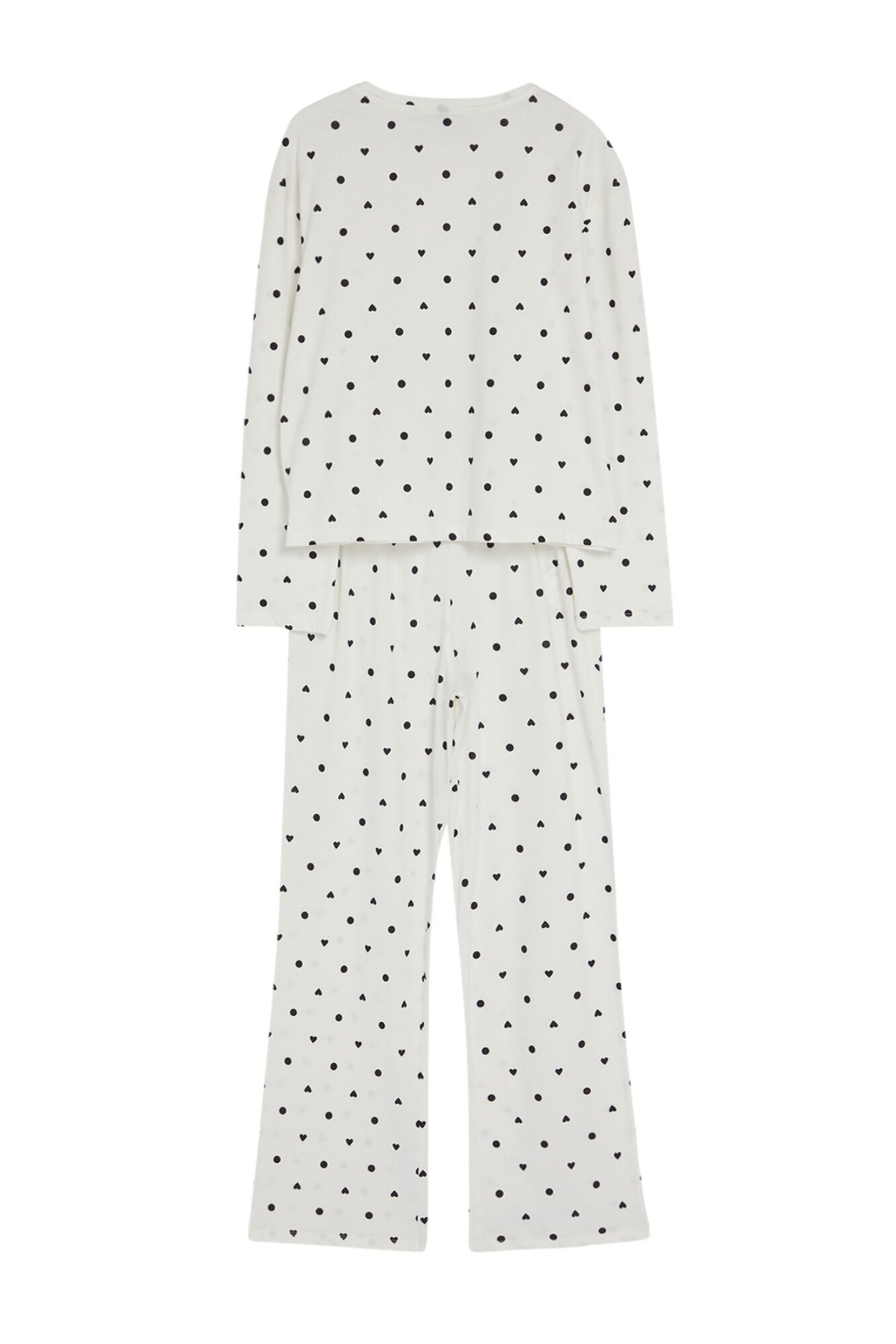 Trendyol Pijama com estampado de cora&ccedil;&otilde;es