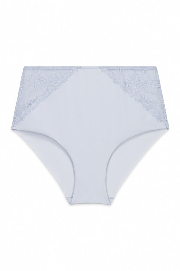 Women'secret Cuecas redutoras altas azuis azul