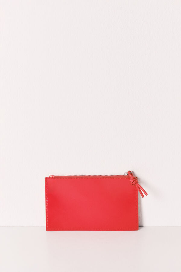 Women'secret Carteira mini em verniz vermelho vermelho