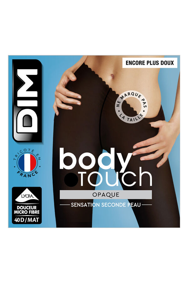 DIM Meia-calça opaco collant com efeito segunda pele, 40 deniers preto