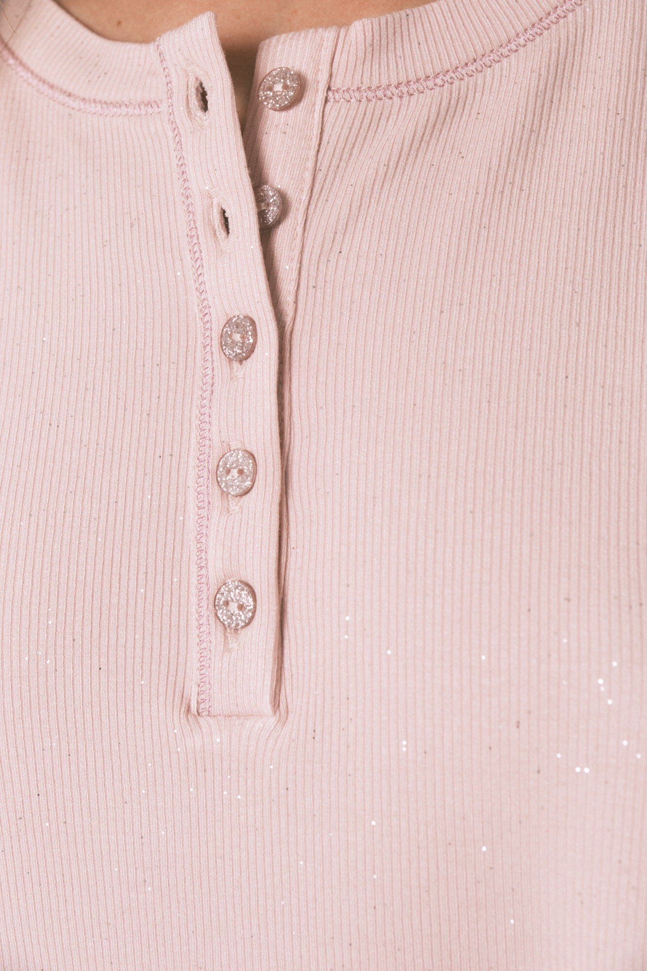 Women'secret Camiseta manga larga viscosa rosa brillo