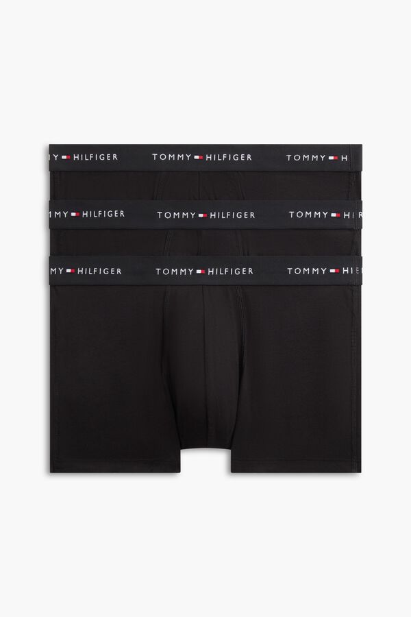 Tommy Underwear Pack de 3 boxers para homem preto